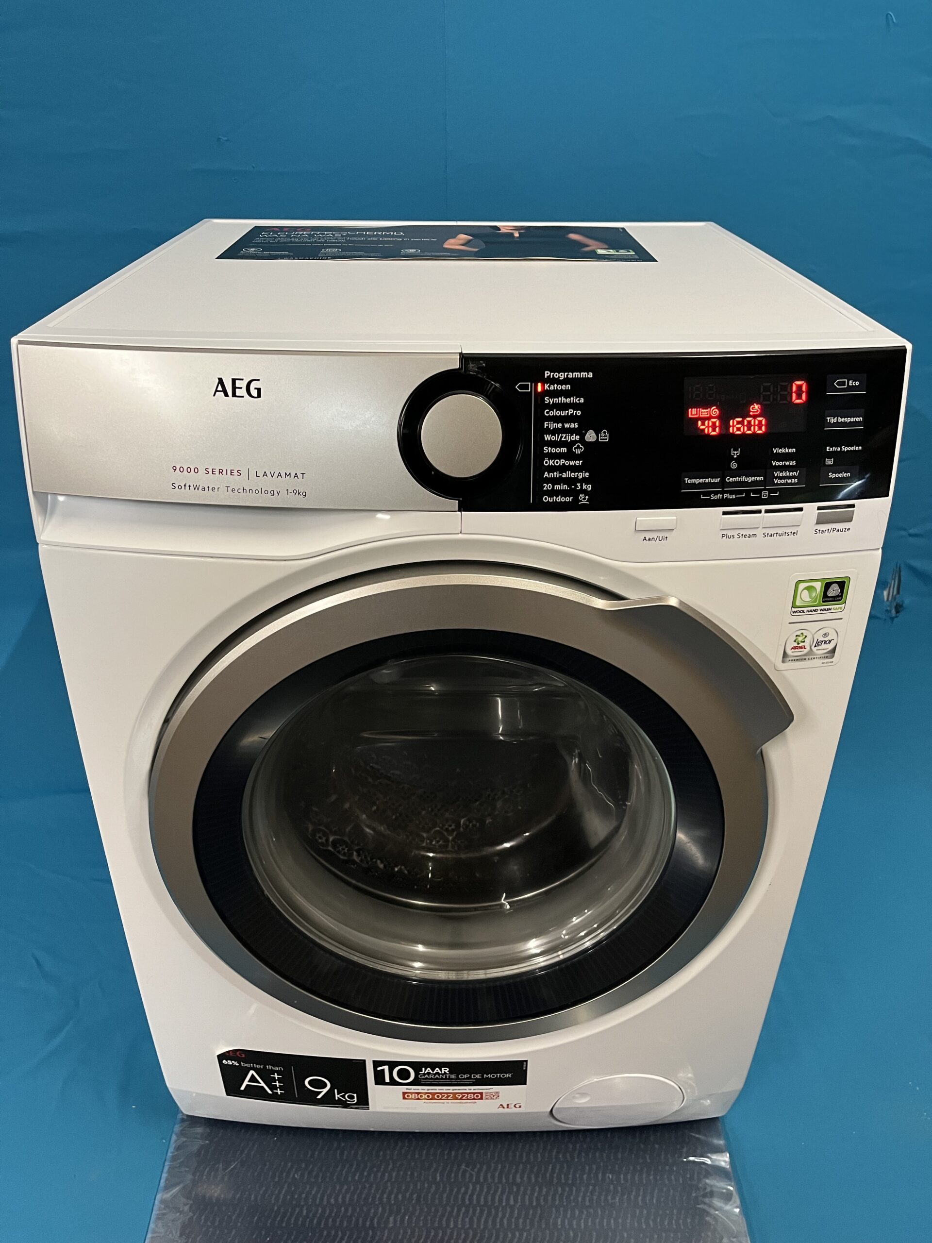 aeg wasmachine 9 kg l9fens96