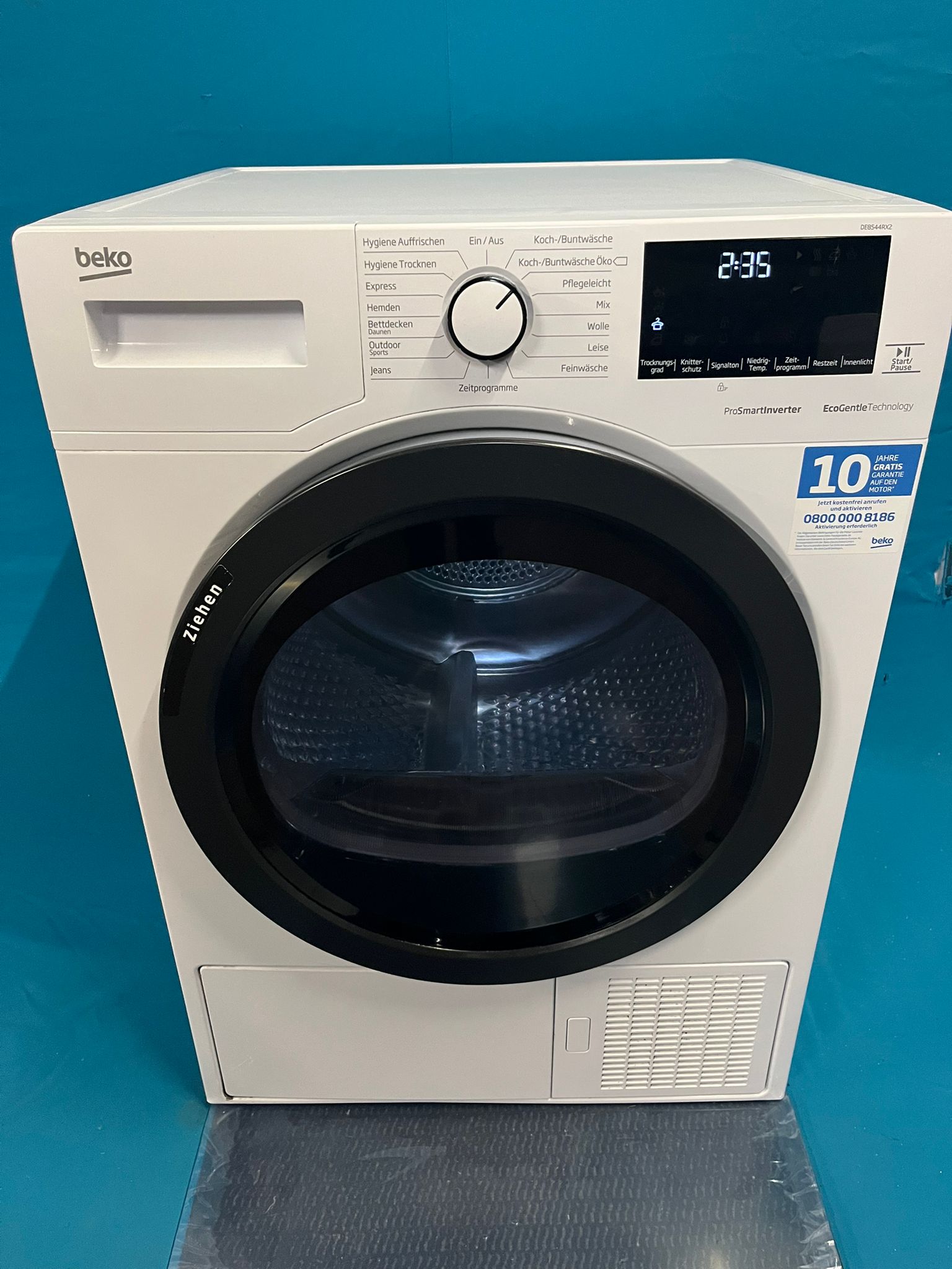 beko warmtepompdroger 8 kg de8544rx2